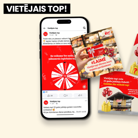 Zīmola "top!" 25 gadu jubilejas komunikācija