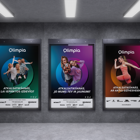 Reuniting. Shopping center Olimpia reopenig campaign 