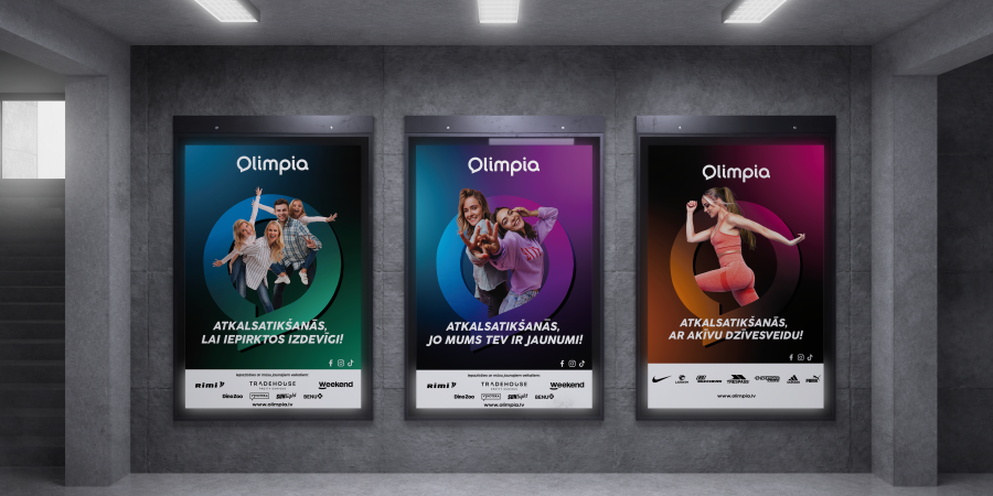 Reuniting. Shopping center Olimpia reopenig campaign 