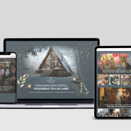 Rīgas Šampanietis Christmas campaign 