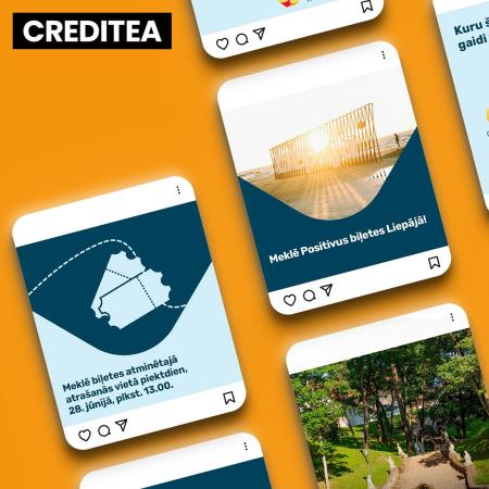 Creditea X Positivus social media campaign