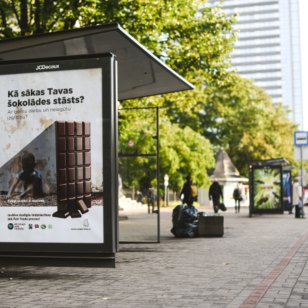 Fair Trade vides stendi