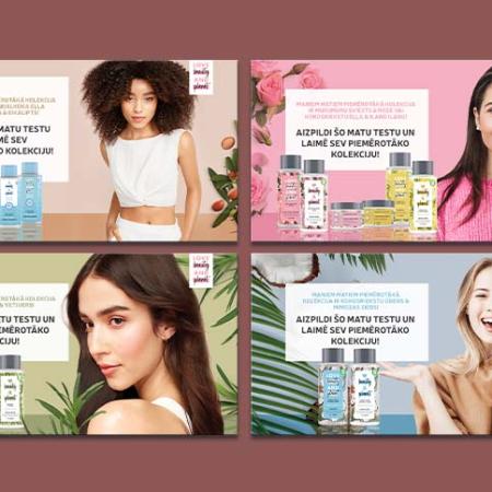 Love Beauty and Planet social media hair test