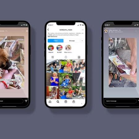 Ice cream MĀJAS influencer campaign