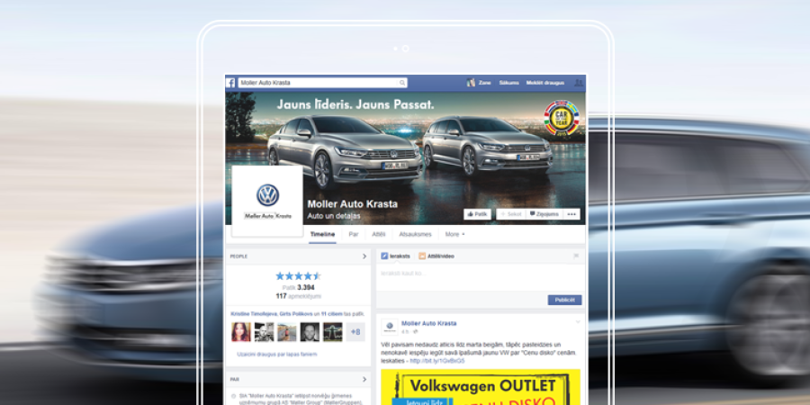 Moller Auto Krasta  Facebook account