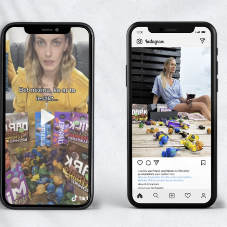 Pure Chocolate influencer campaign