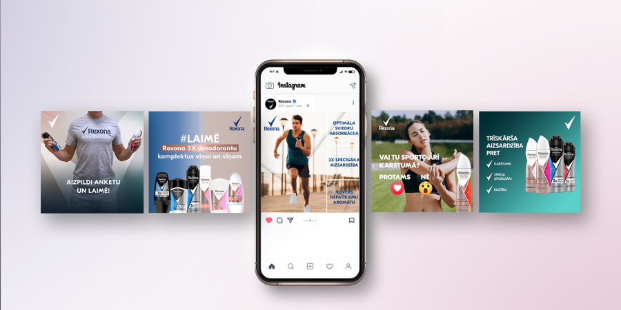 Rexona sociālo tīklu komunikācija
