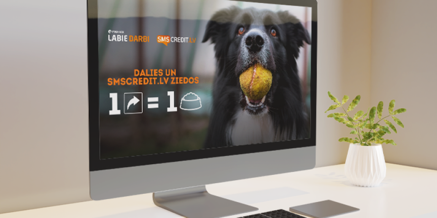 SMScredit.lv donation campaign