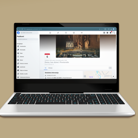 "Zeme, kas dzied" sociālo tīklu komunikācija